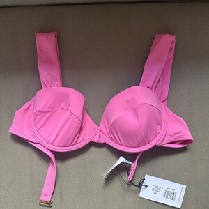 We Wore What Bubblegum Pink Claudia Top